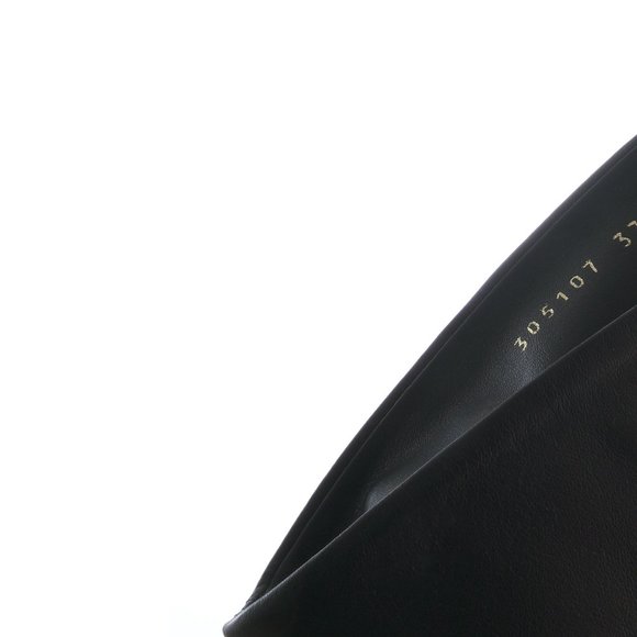 Balenciaga leather  kitten heels tall boots sz 37 - Picture 6 of 6